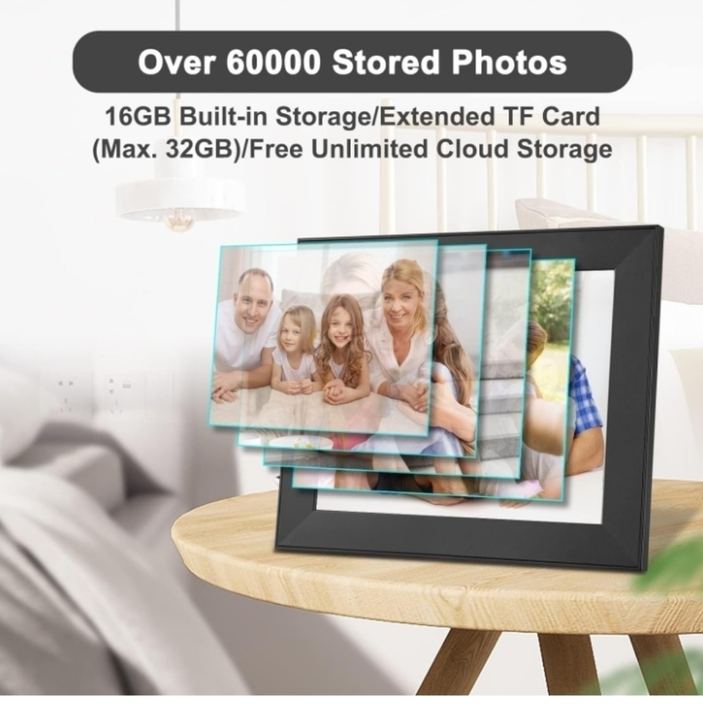 FULLJA 9-inch Digital Photo Frame - Picture 4 of 11